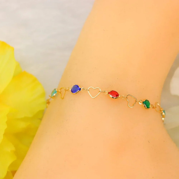 Minimalist Anklet, Sleek & Modern Design, Women’s Fashion, YC110479-A - Picture 10 of 10